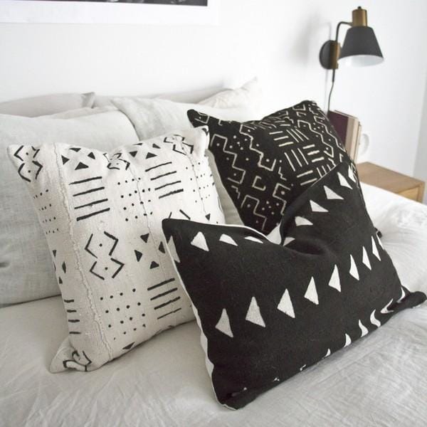 Coussin Africain Mud Cloth et Kuba Cloth