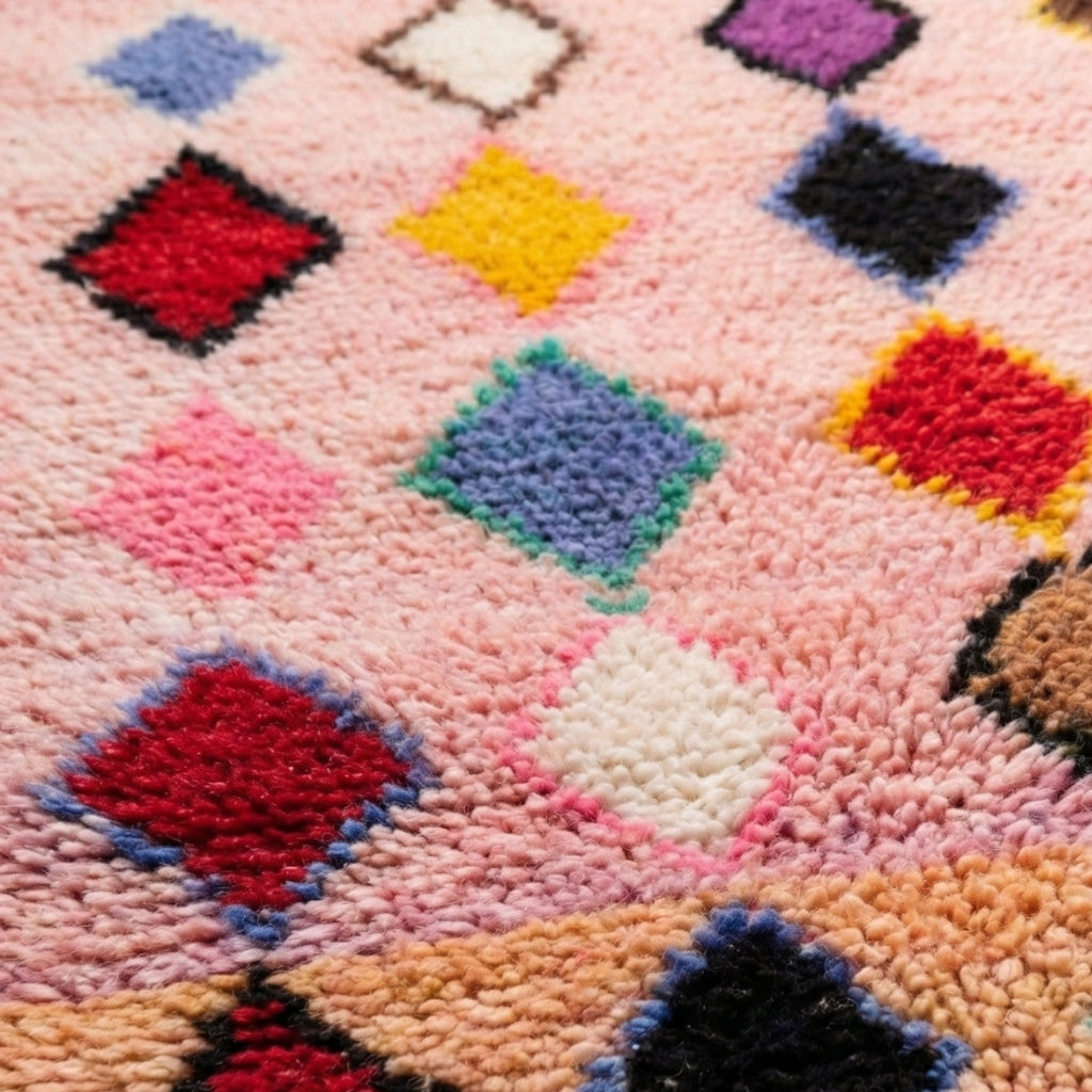 Mihad - Tapis Berbère shaggy de couloir