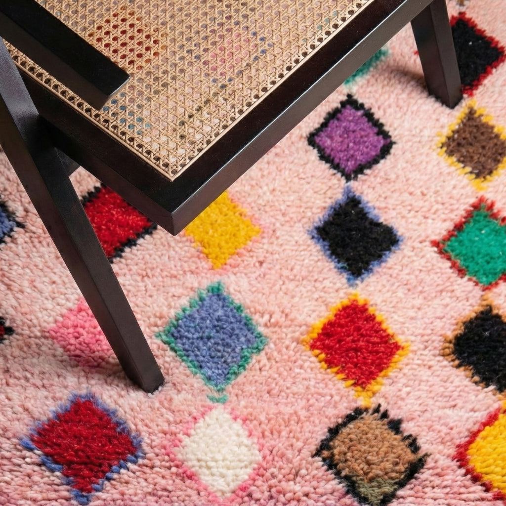 Mihad - Tapis Berbère shaggy de couloir