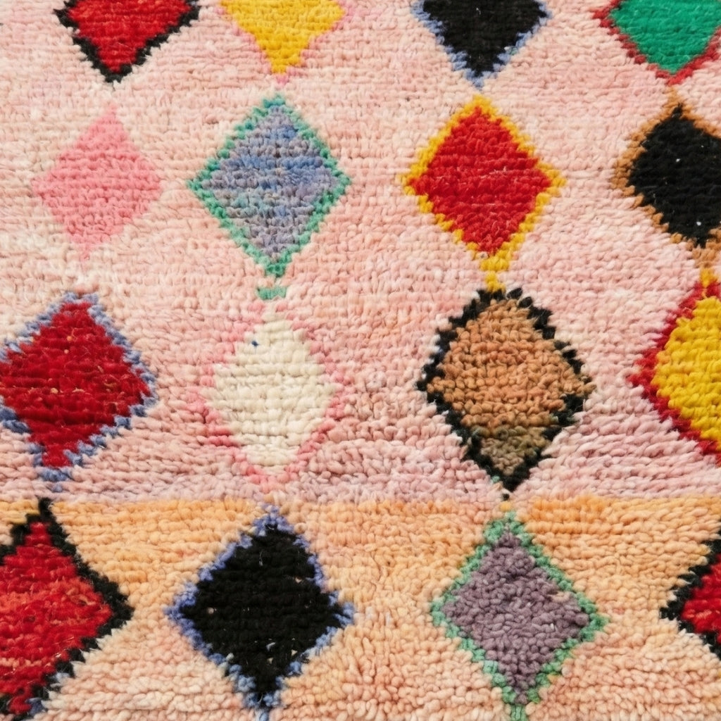 Mihad - Tapis Berbère shaggy de couloir