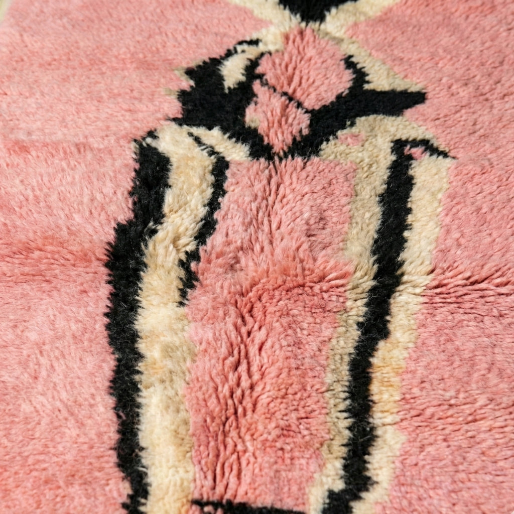 Totem Rose - Luxueux Tapis Mrirt de Couloir "Exclusif"