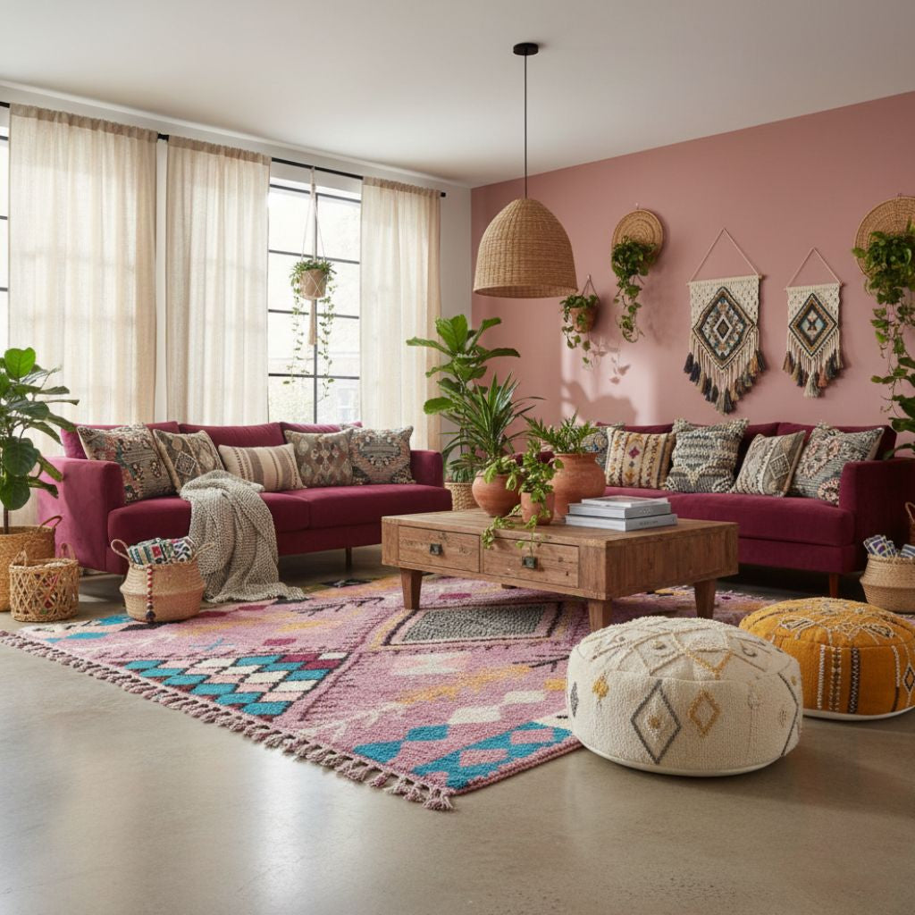 Rajiya - Tapis Berbère shaggy