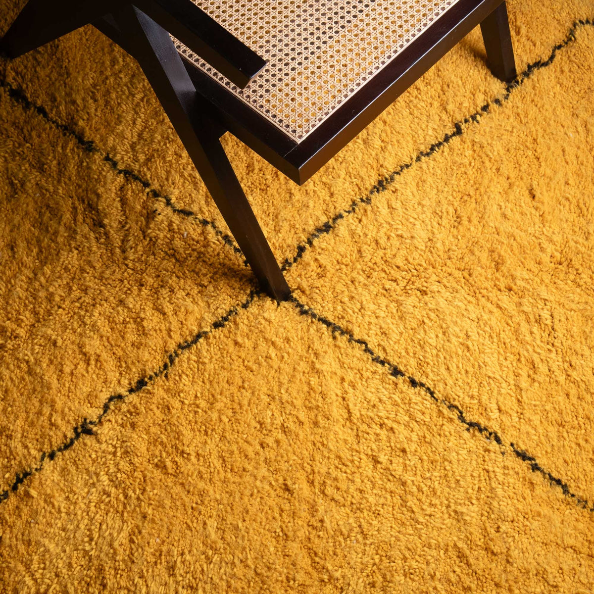 Almas Soleil Doré - Tapis Berbère shaggy