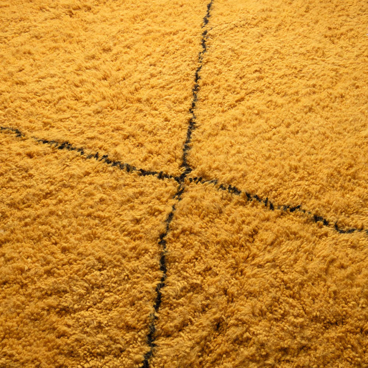Almas Soleil Doré - Tapis Berbère shaggy