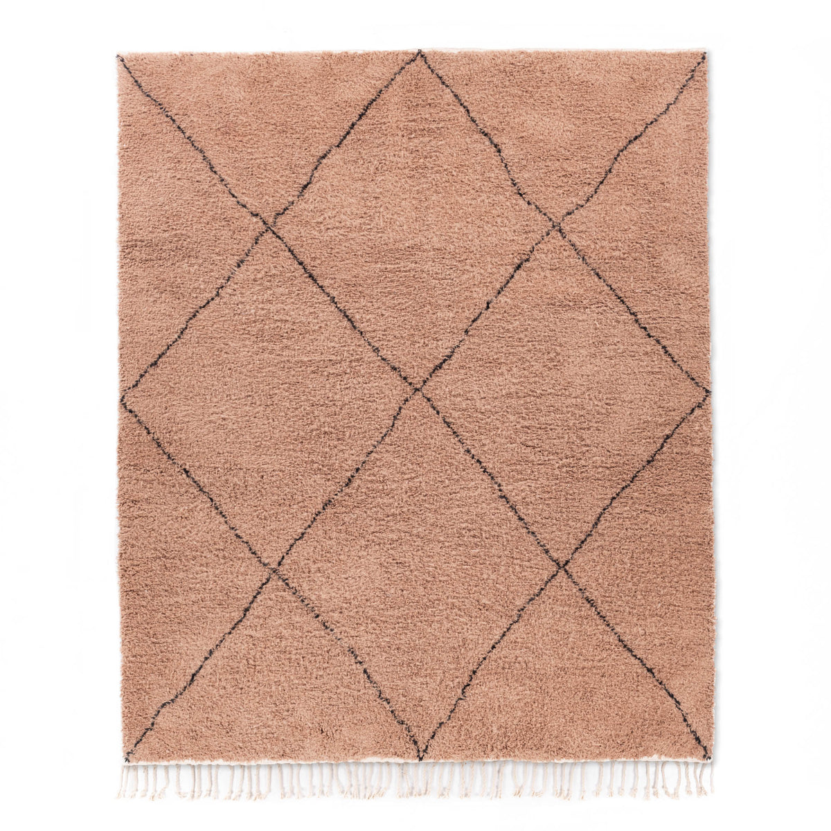 Almas Marron - Tapis Berbère shaggy