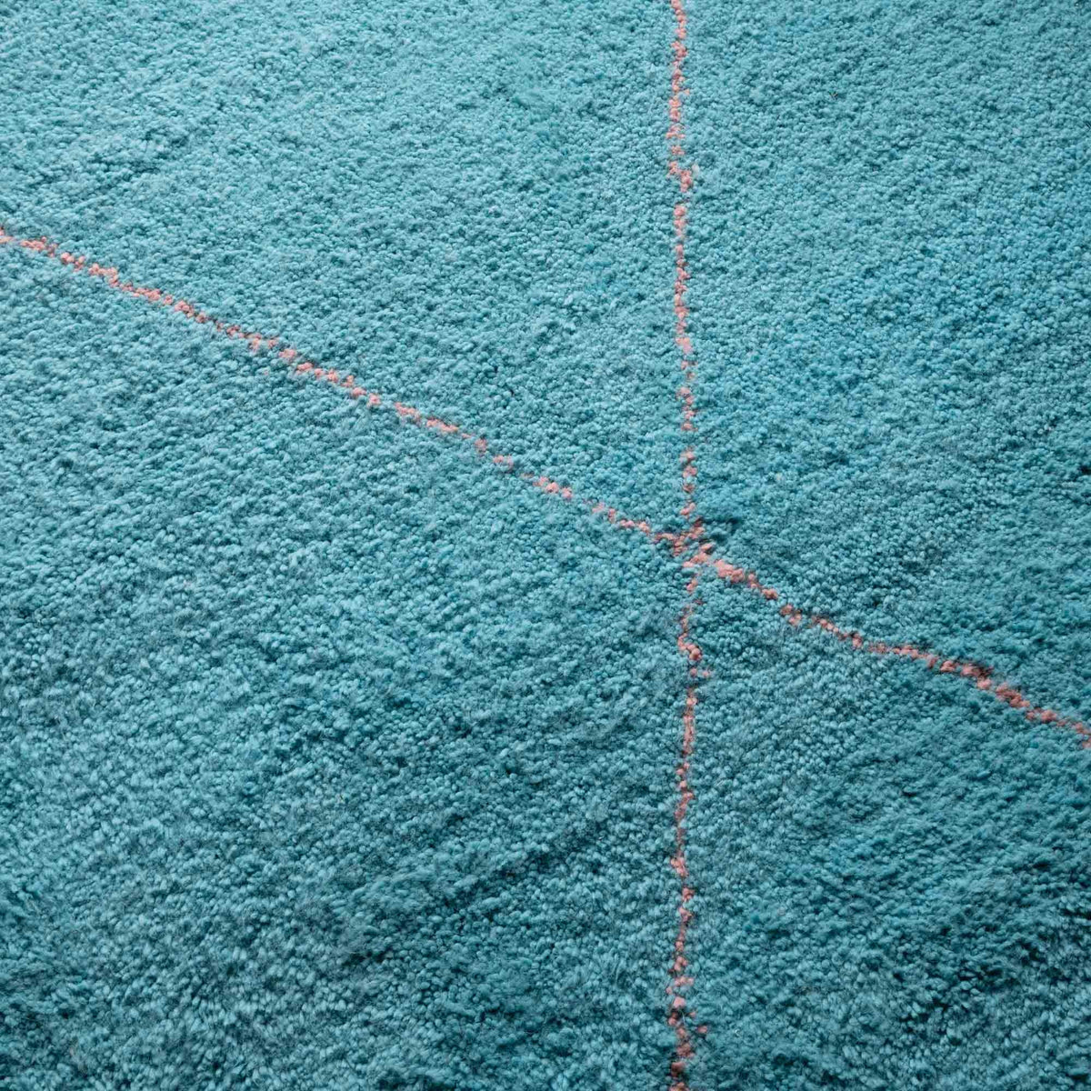 Almas Vert Patiné - Tapis Berbère shaggy