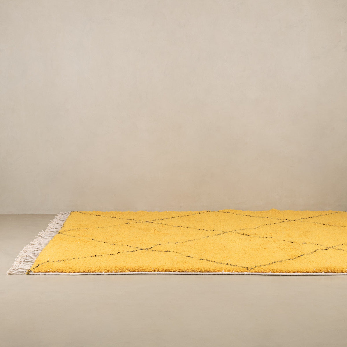 Almas Soleil Doré - Tapis Berbère shaggy
