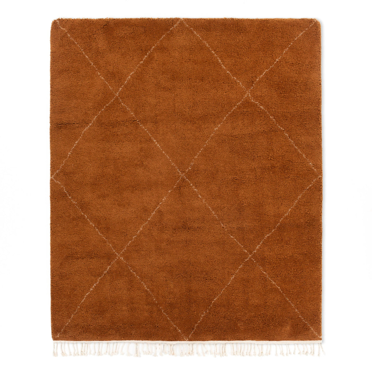 Almas Brun Noisette - Tapis Berbère shaggy