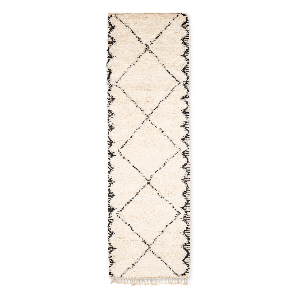 Tahir - Tapis Berbère shaggy de couloir