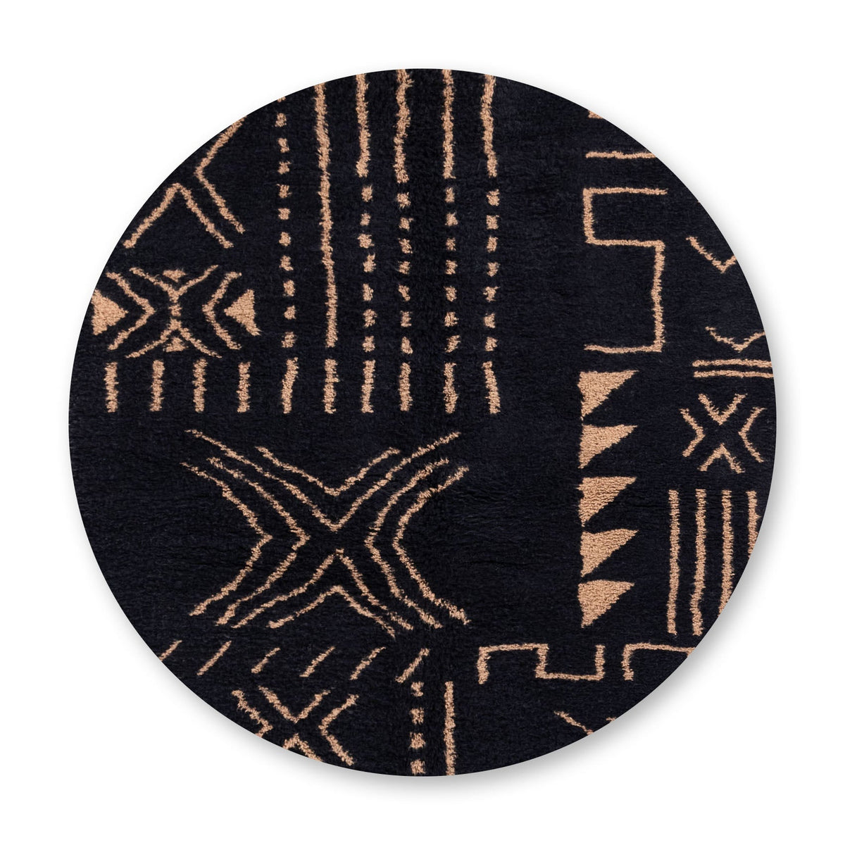 Asmar Rond - Tapis Berbère shaggy