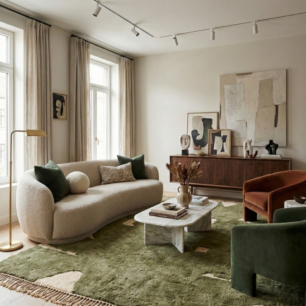 Soldat - Luxueux tapis Berbère shaggy