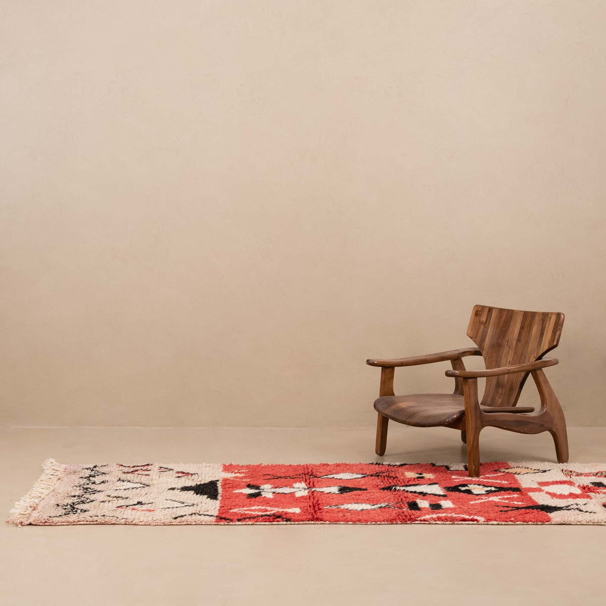 chamsi - Tapis Berbère vintage de couloir