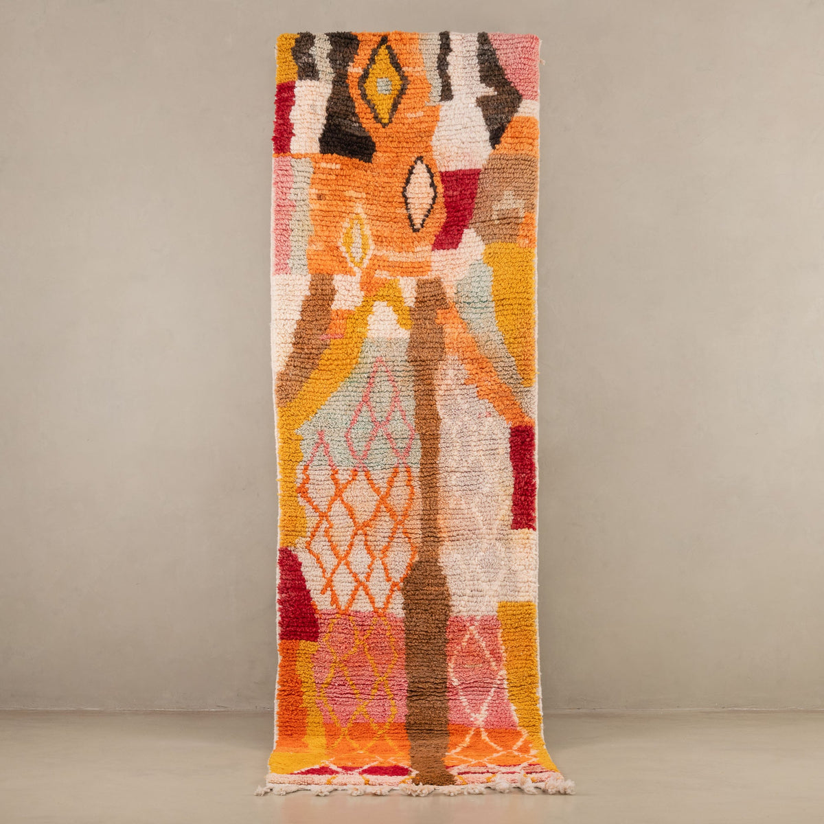 Israa - Tapis Berbère vintage de couloir