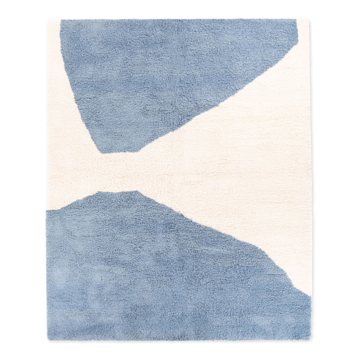 Salaam Bleu Océan - Tapis Berbère shaggy