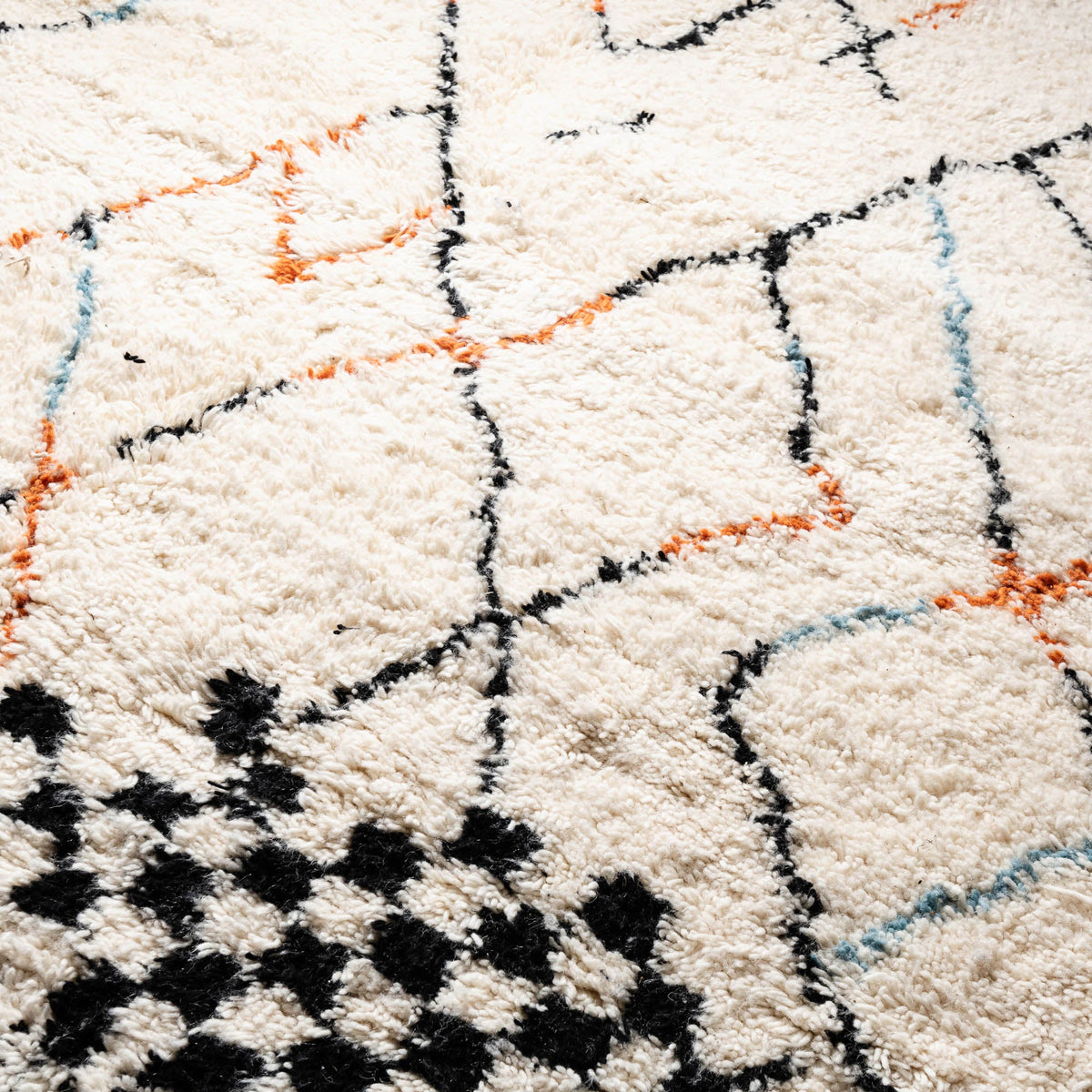 Yakin Rond - Tapis Berbère shaggy