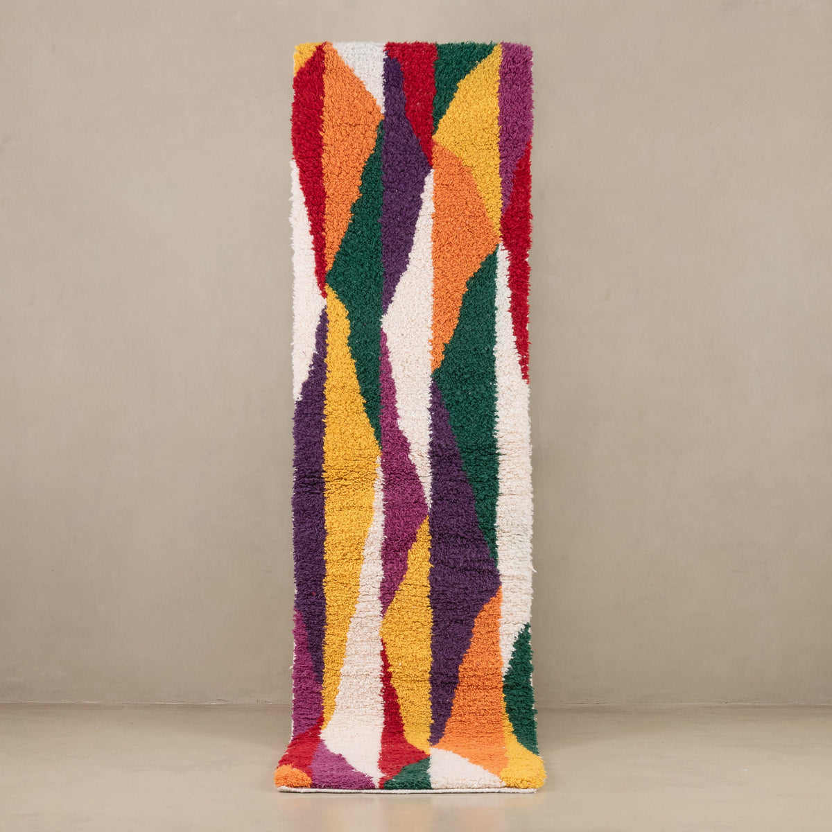 Bachira - Tapis Berbère shaggy de couloir
