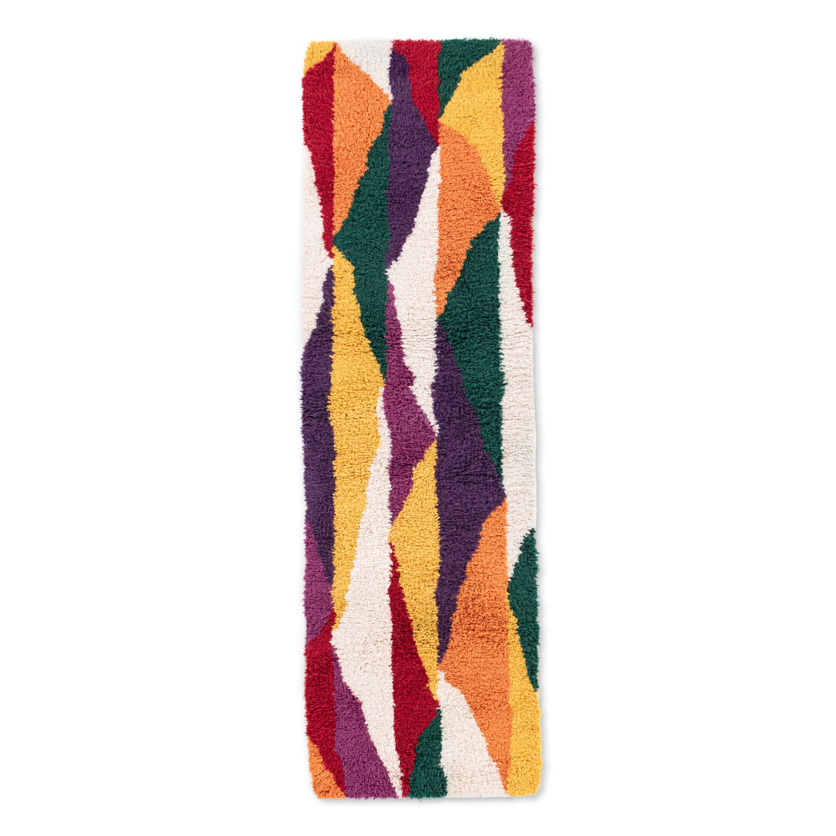 Bachira - Tapis Berbère shaggy de couloir