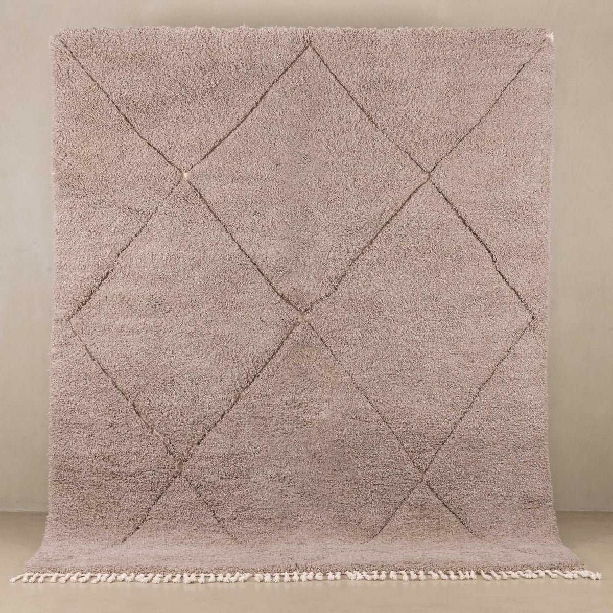 Mahafar Gris Cendré - Tapis Berbère shaggy