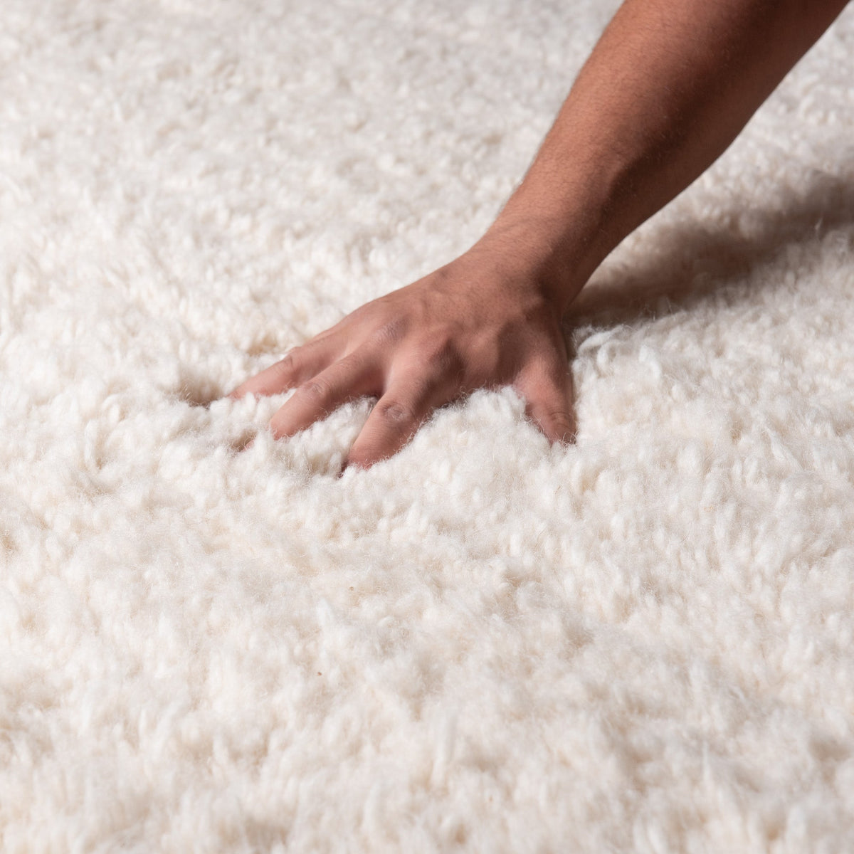 Elbayda - Tapis Berbère shaggy