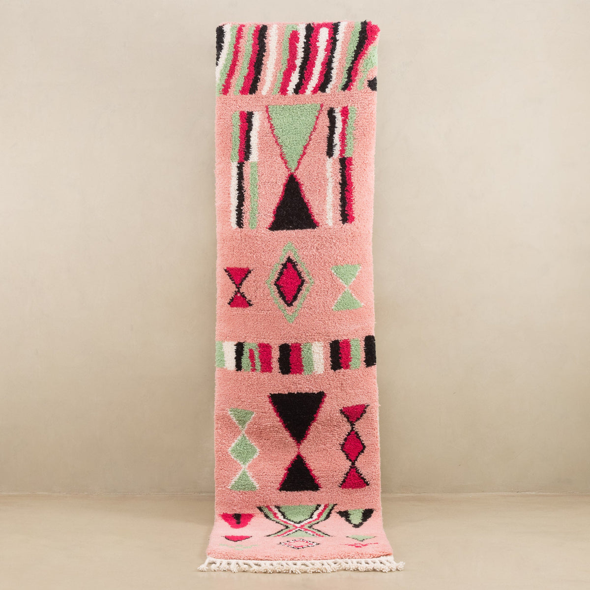 Majdah - Tapis Berbère shaggy de couloir