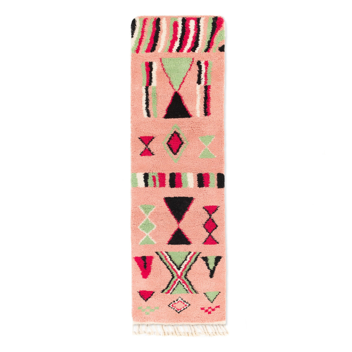 Majdah - Tapis Berbère shaggy de couloir