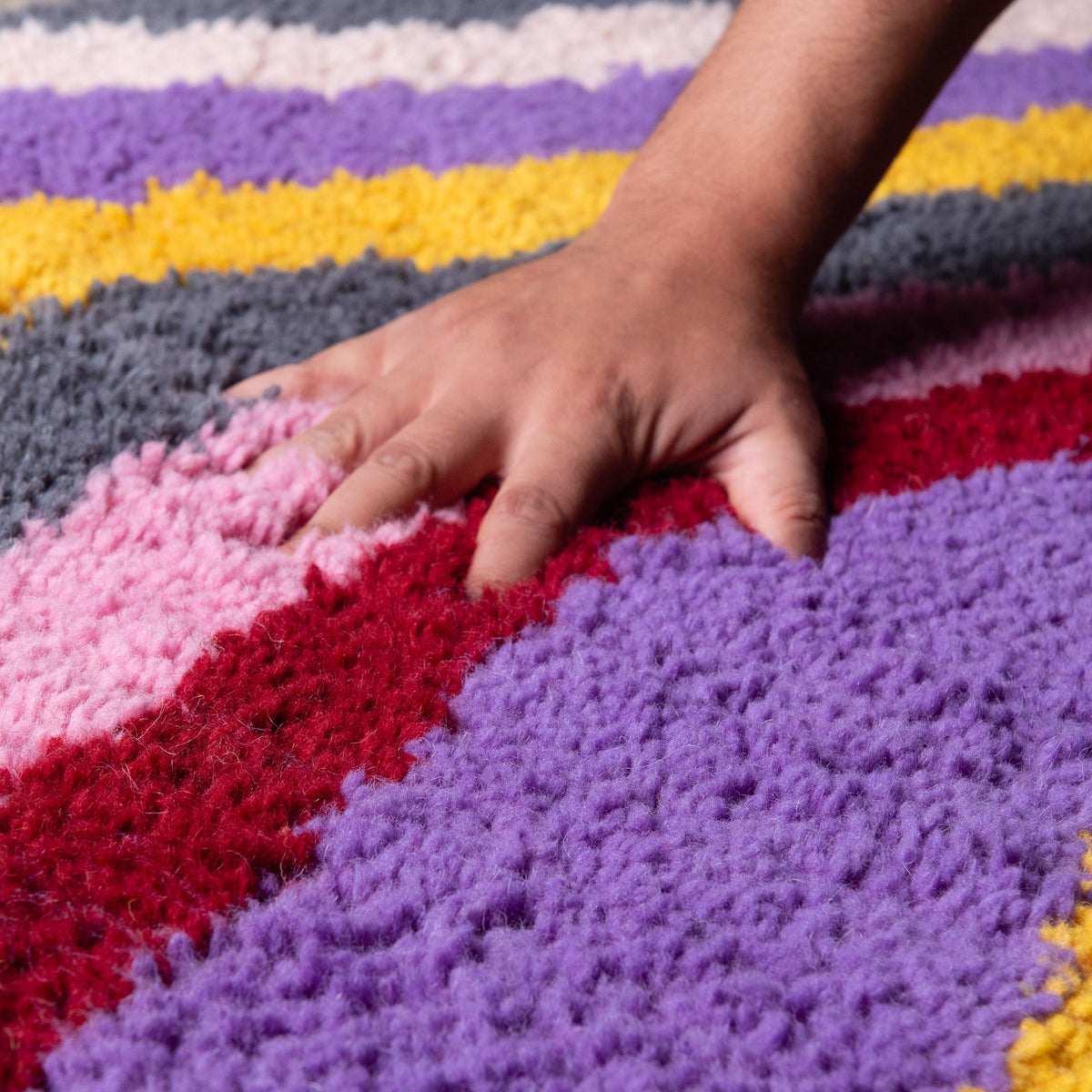 Awtar - Tapis Berbère shaggy de couloir