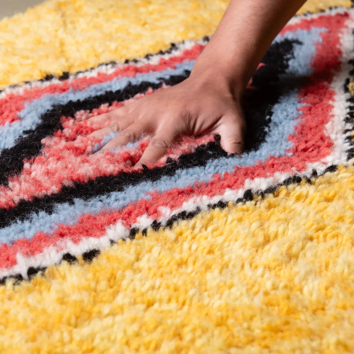 Chorouk - Tapis Berbère shaggy de couloir
