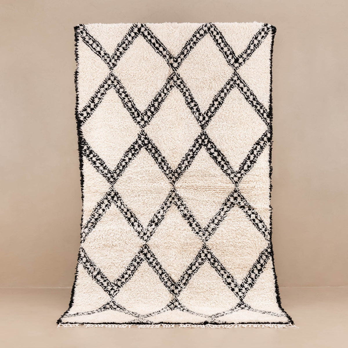 Adham - Tapis Berbère shaggy vintage