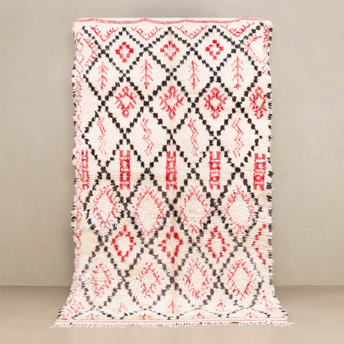 Asmaa - Tapis Berbère shaggy vintage