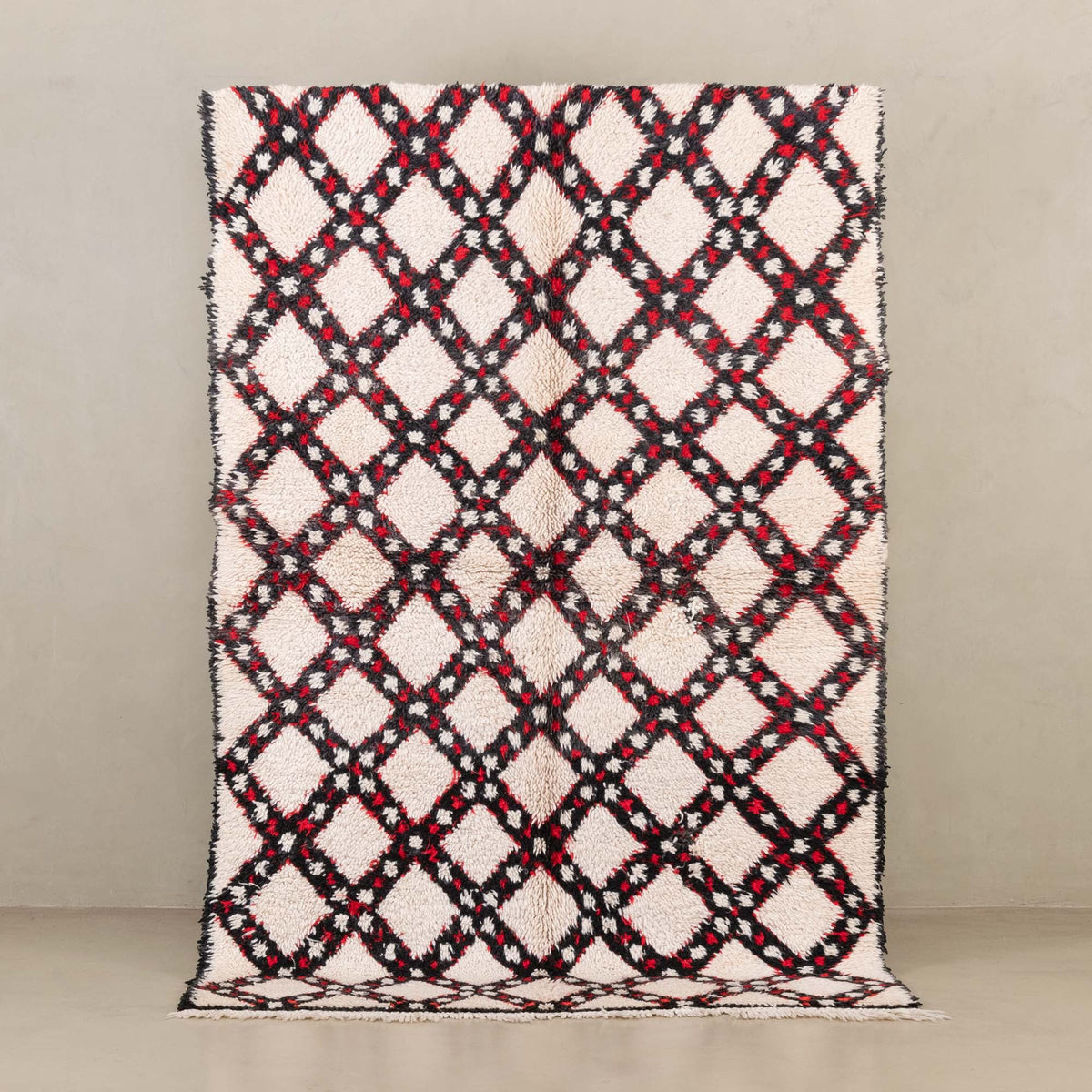 Bassou - Tapis Berbère shaggy vintage