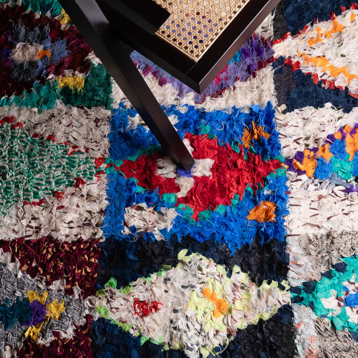 Samira - Tapis Berbère patchwork vintage