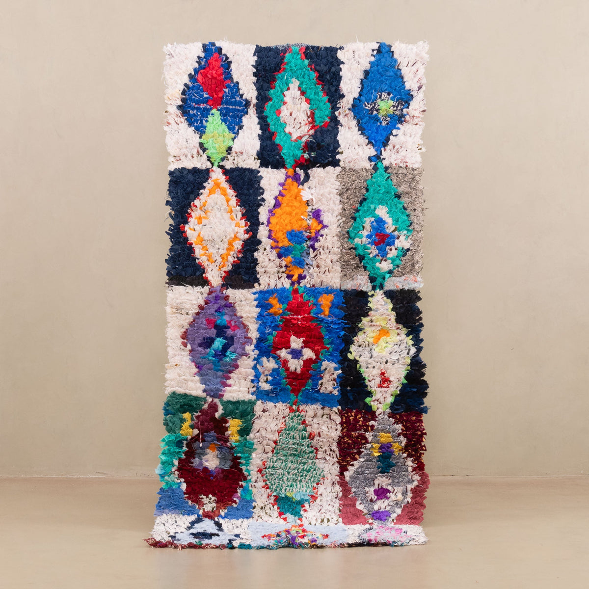Samira - Tapis Berbère patchwork vintage