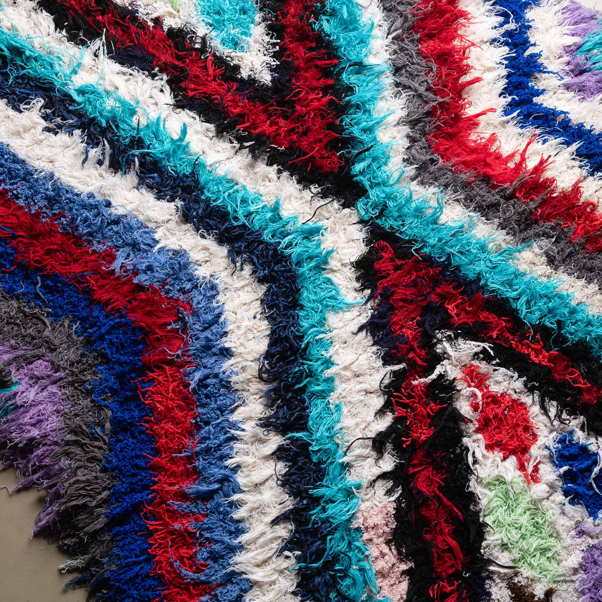 Mariam - Tapis Berbère patchwork vintage