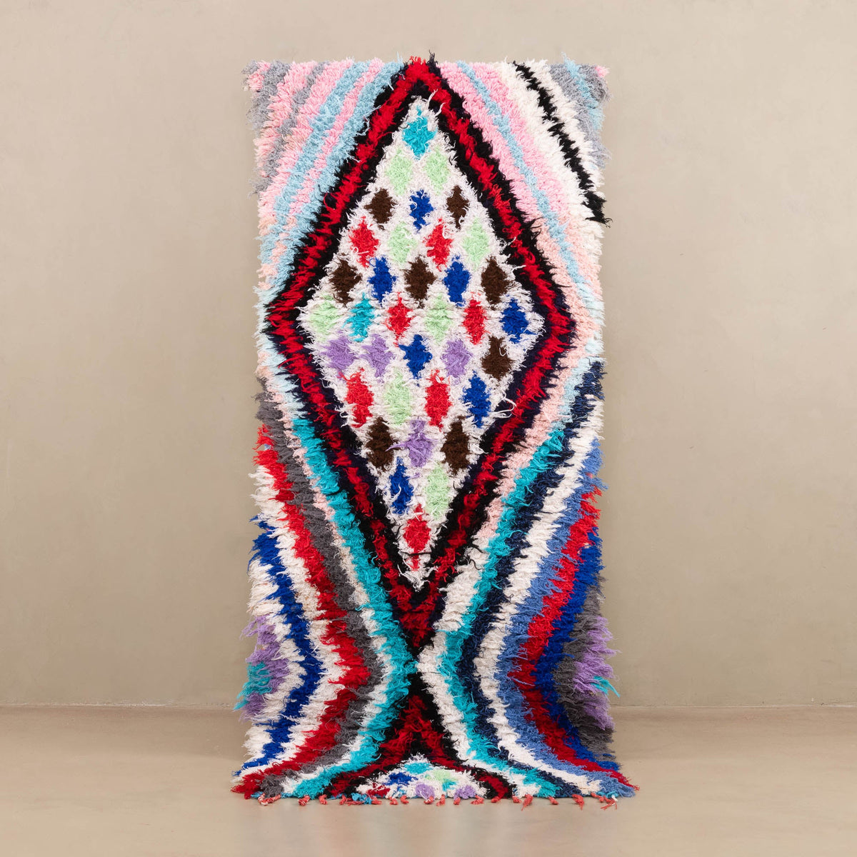 Mariam - Tapis Berbère patchwork vintage