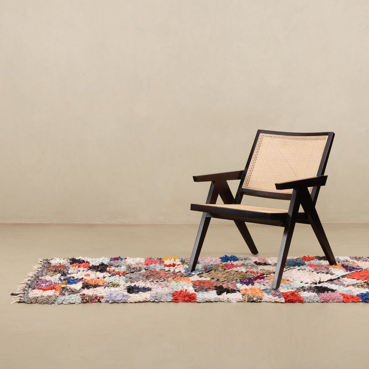 Fahima - Tapis Berbère patchwork vintage