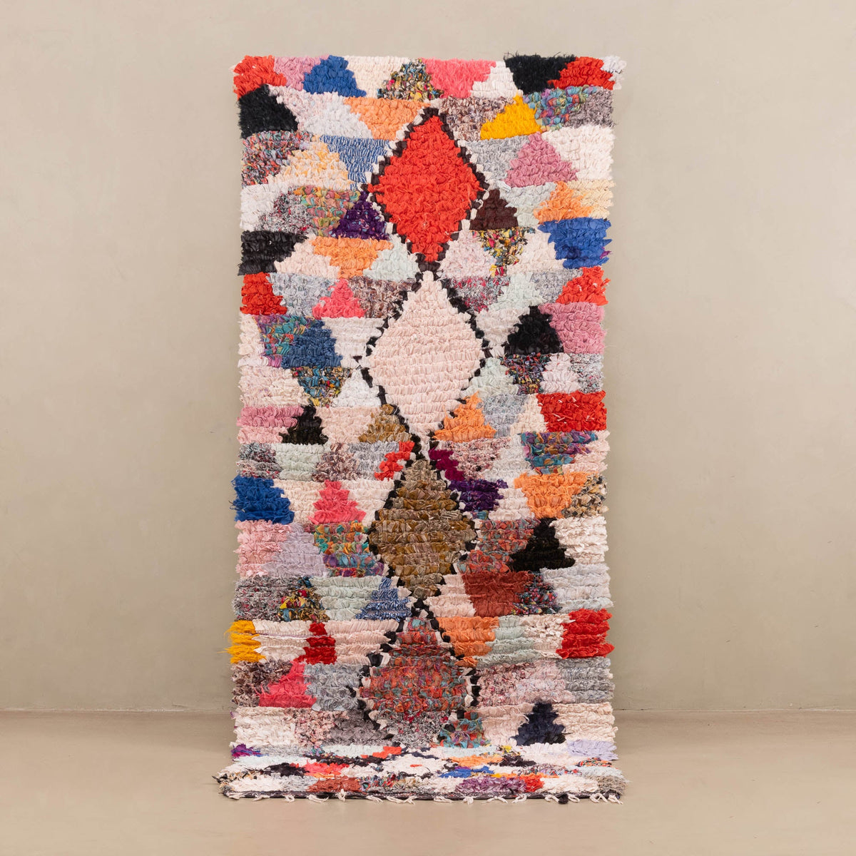 Fahima - Tapis Berbère patchwork vintage