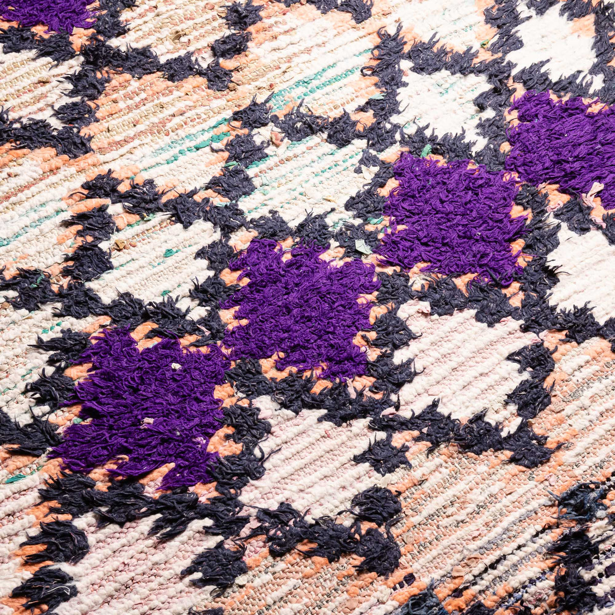 Karama - Tapis Berbère patchwork vintage de couloir