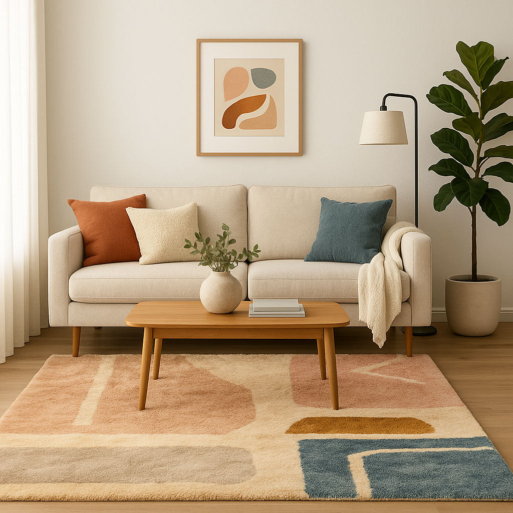 L'Horizon Joyeux - Luxueux tapis Berbère shaggy