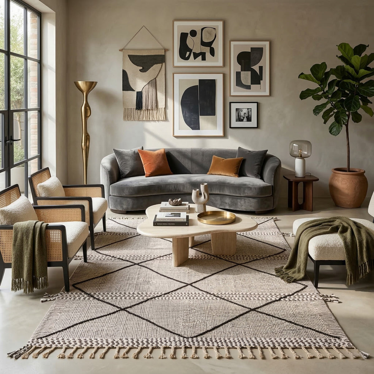 CHEFA - Tapis Berbère kilim "Exclusif"