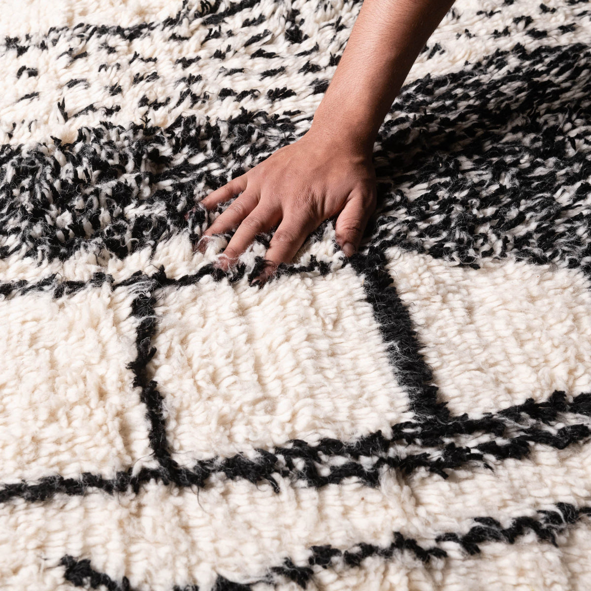 Dalya - Tapis Berbère shaggy
