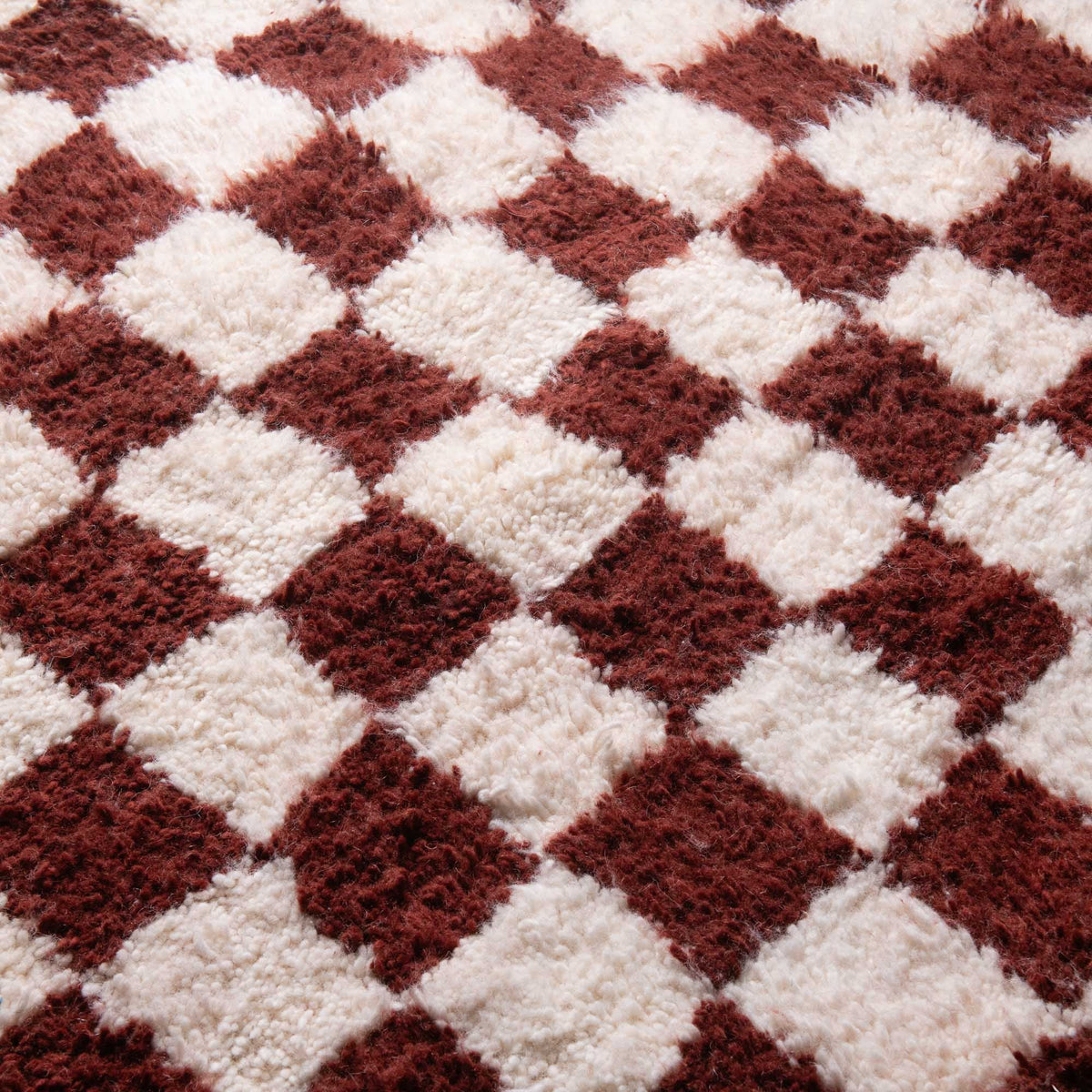 Dama Rouge Intense - Tapis Berbère shaggy