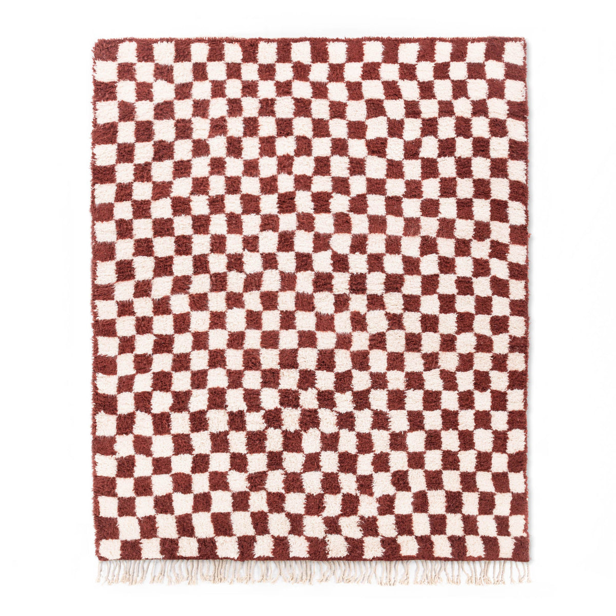 Dama Rouge Intense - Tapis Berbère shaggy
