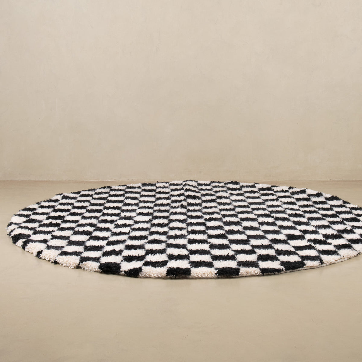 Dama Rond - Tapis Berbère shaggy
