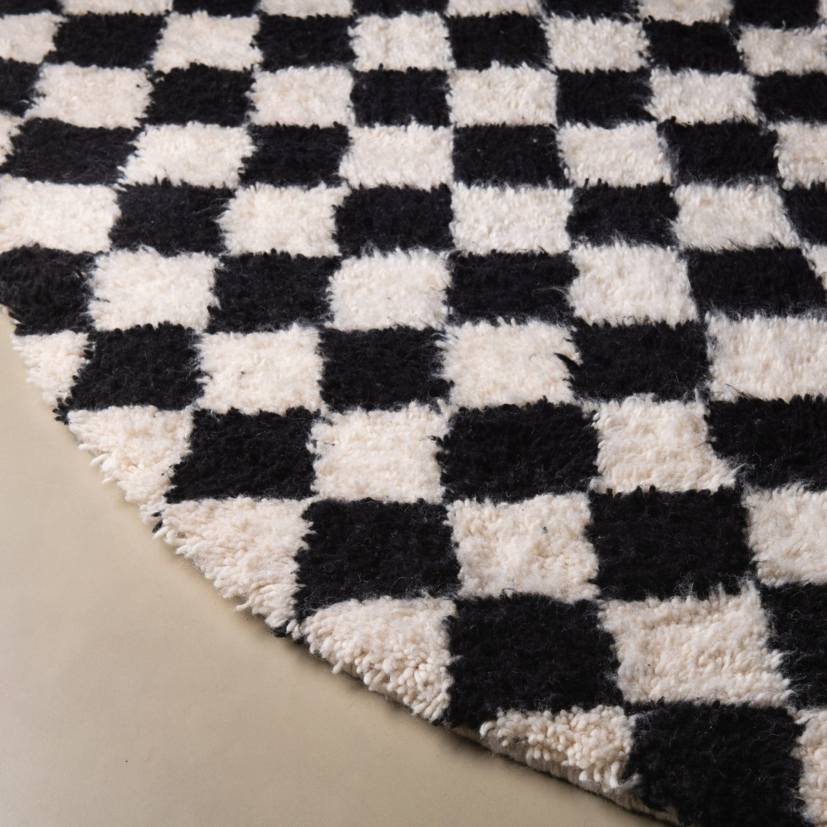 Dama Rond - Tapis Berbère shaggy