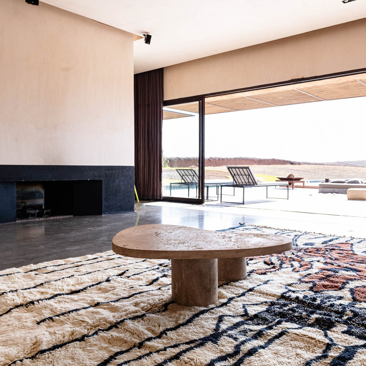 L'Afrique authentique - Luxueux tapis Berbère shaggy