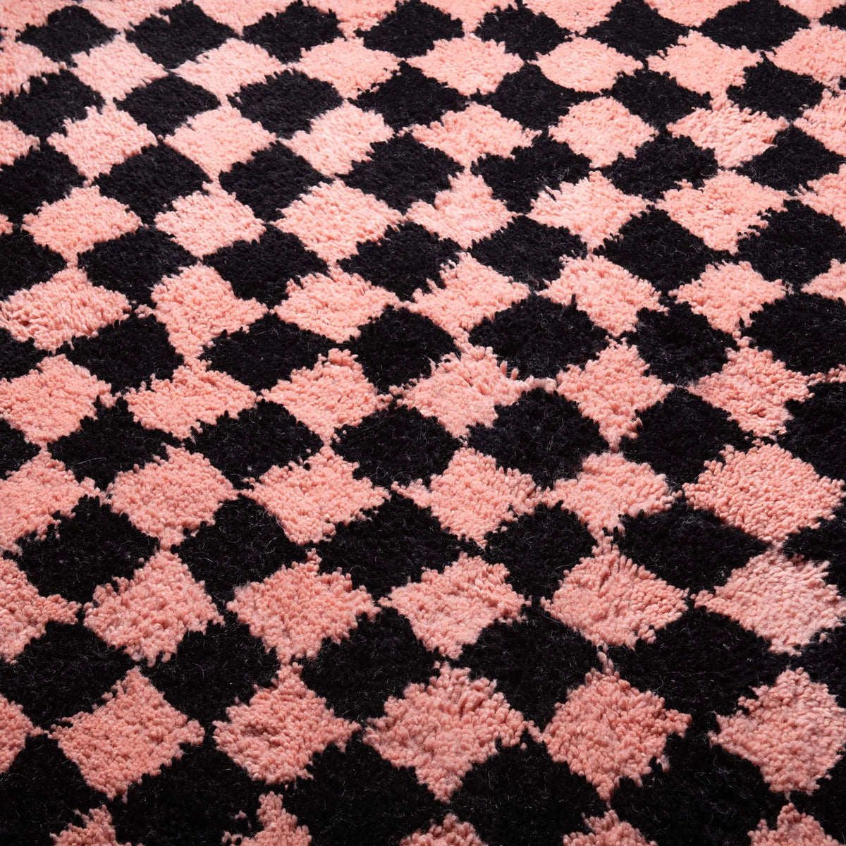Dama Rose Rond - Tapis Berbère shaggy
