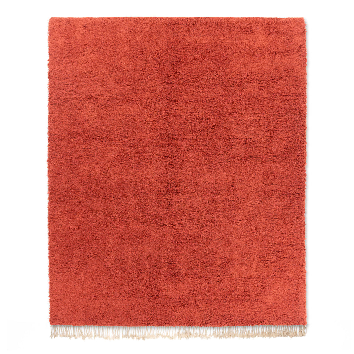 Elbayda Terracotta - Tapis Berbère shaggy