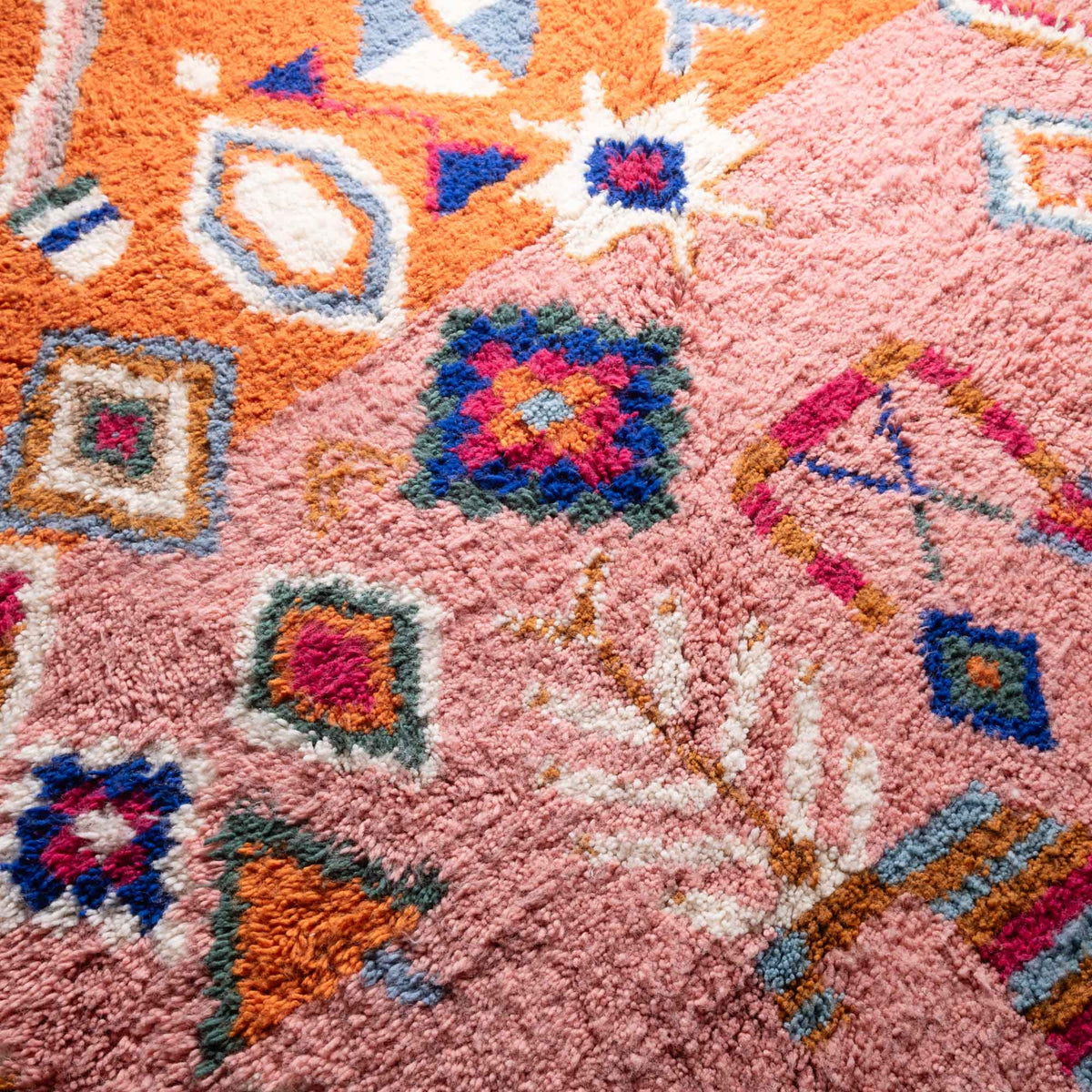 Farah Rond - Tapis Berbère shaggy