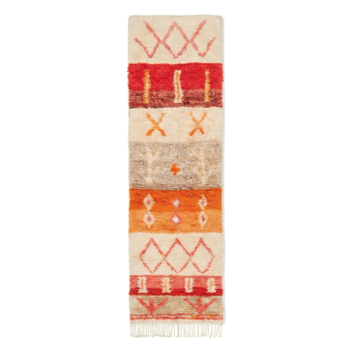 Nassim - Tapis Berbère shaggy de couloir