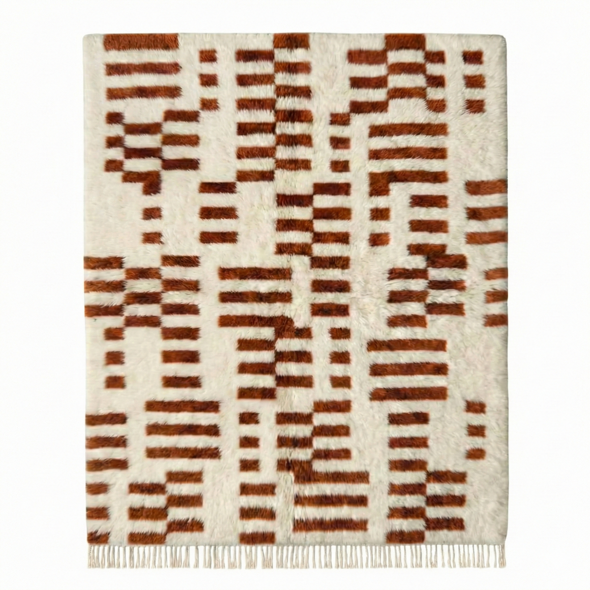 Chaos Structuré - Luxueux tapis Berbère shaggy